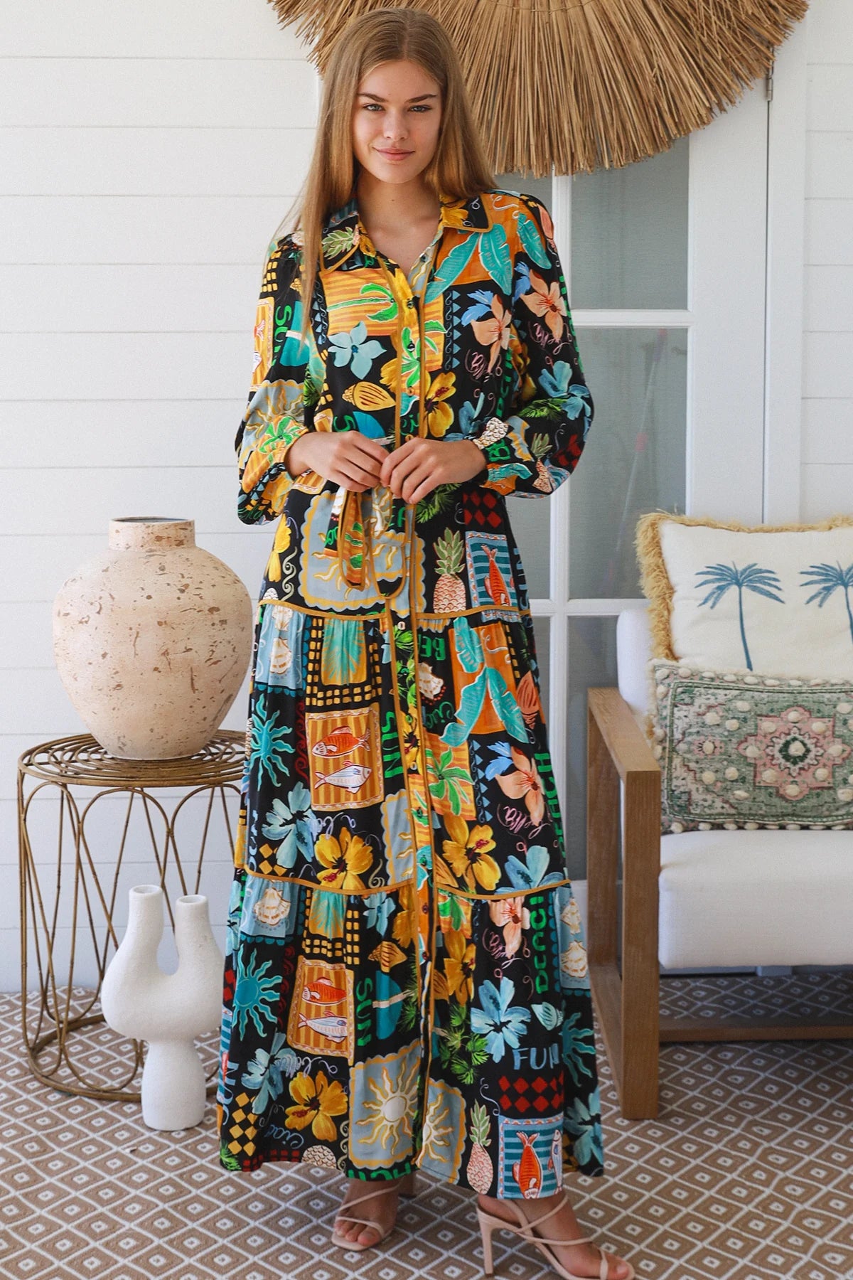SUNSET BAZAAR MAXI DRESS by DREAM CATCHER