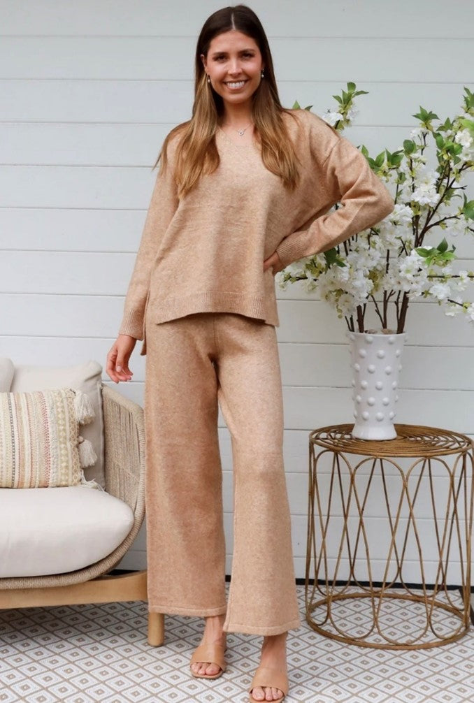 Serene Drift Lounge Set – Tan