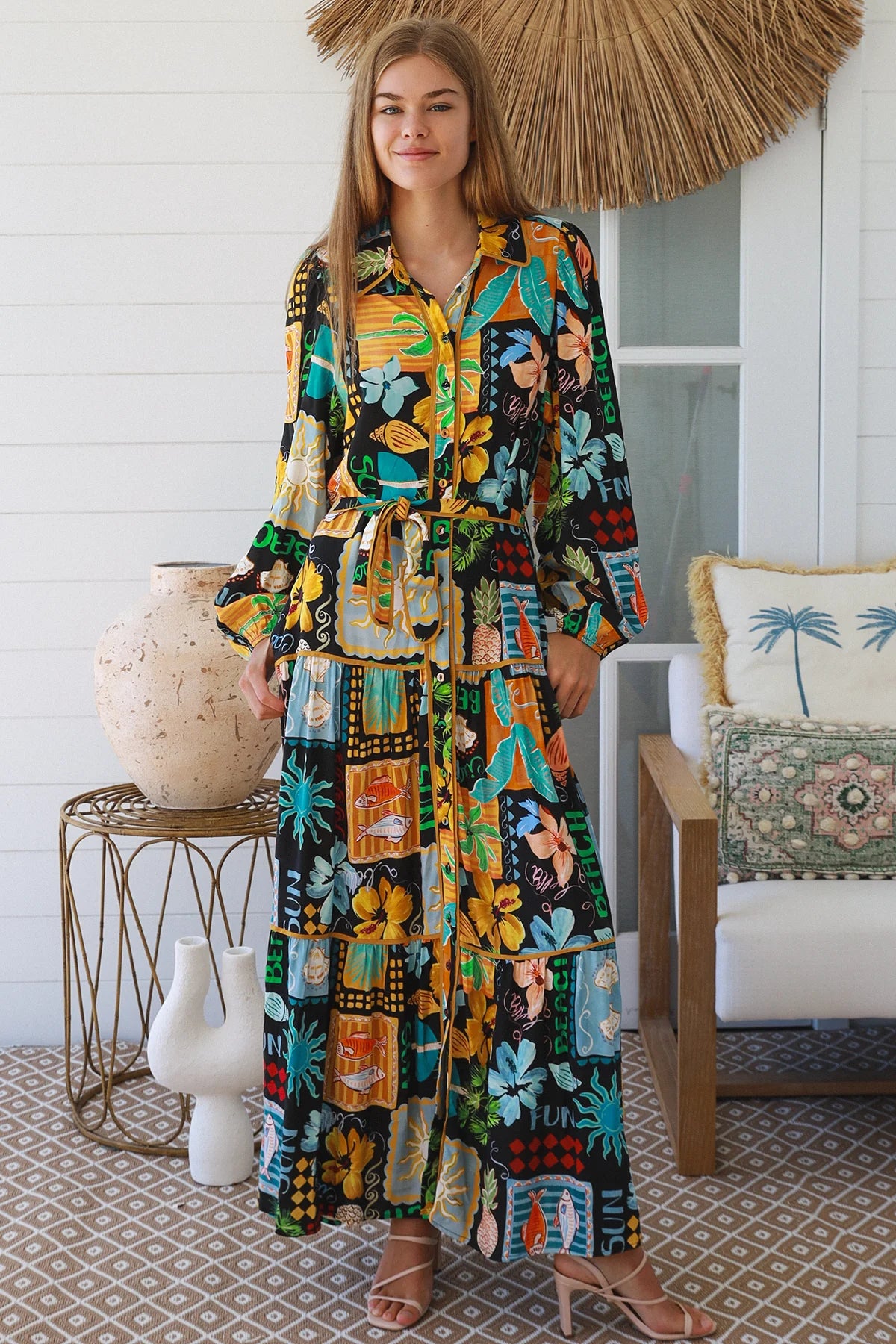 SUNSET BAZAAR MAXI DRESS by DREAM CATCHER