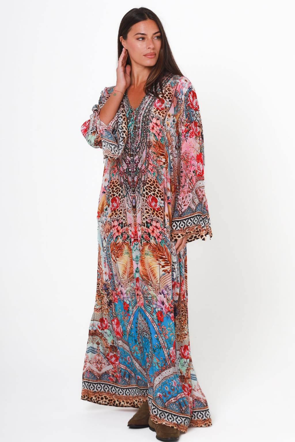 The Coastal Mirage Maxi Dress