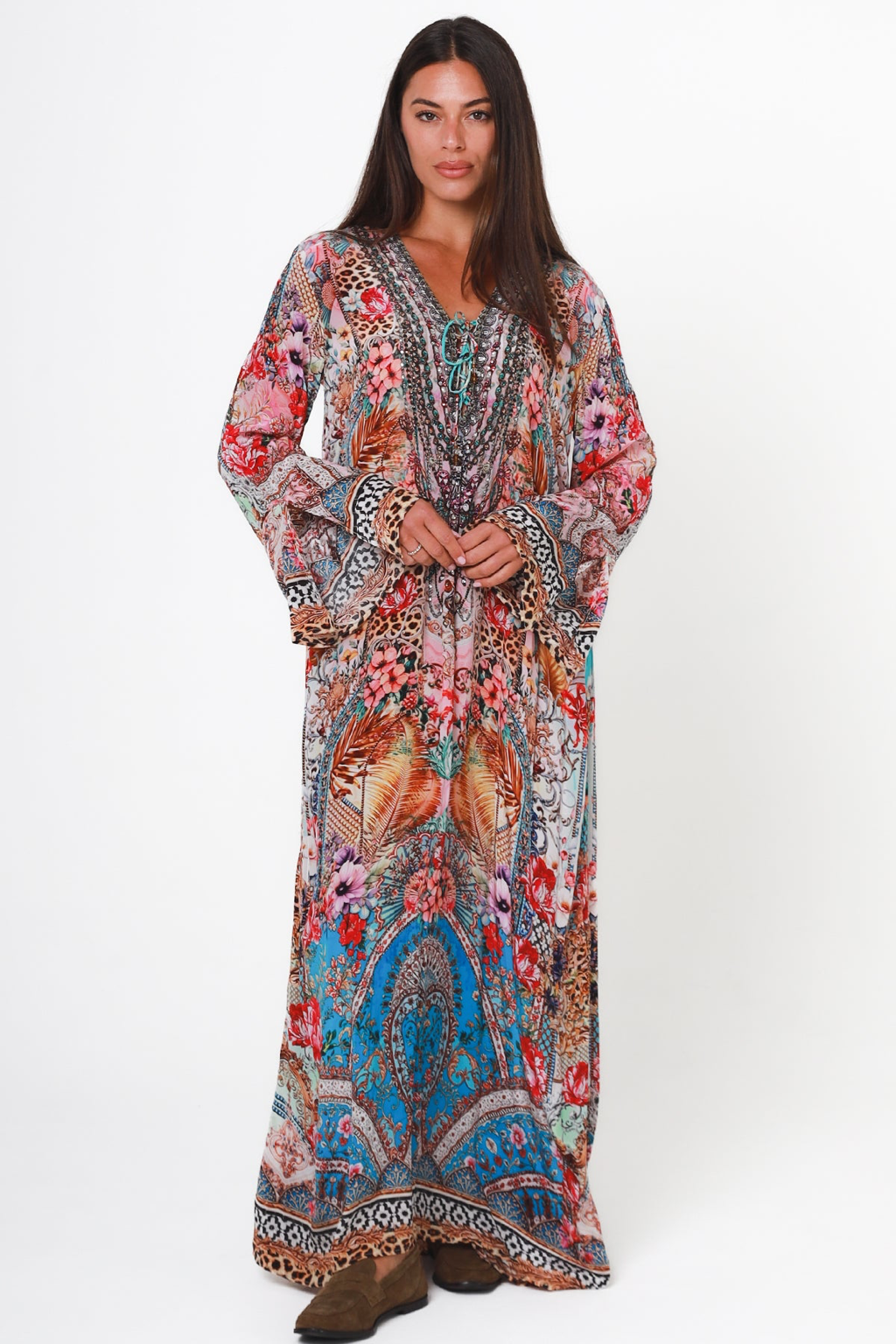 The Coastal Mirage Maxi Dress