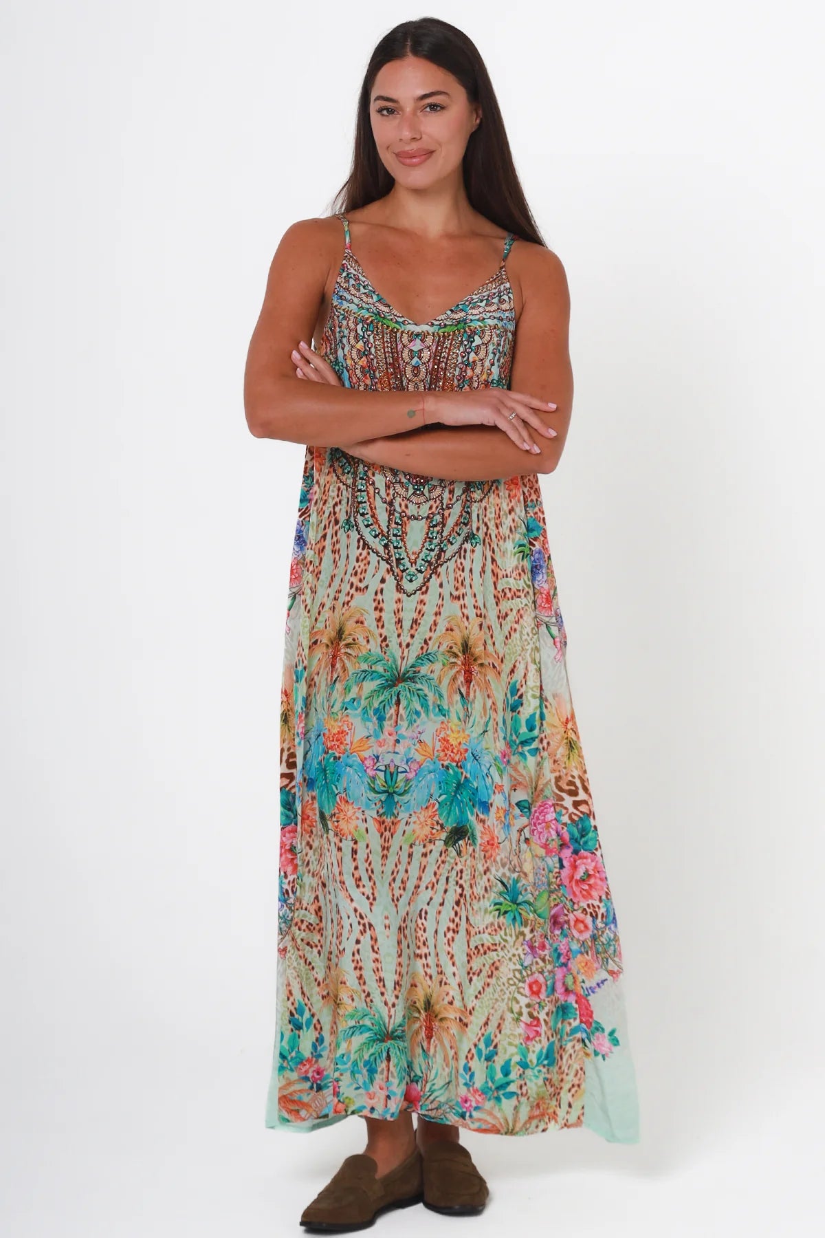 Tropical Oasis Maxi Dress