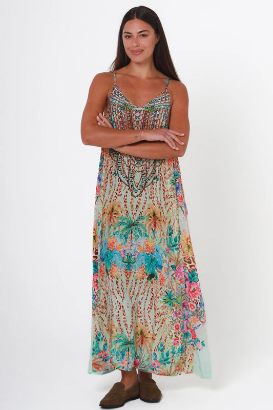 Tropical Oasis Maxi Dress