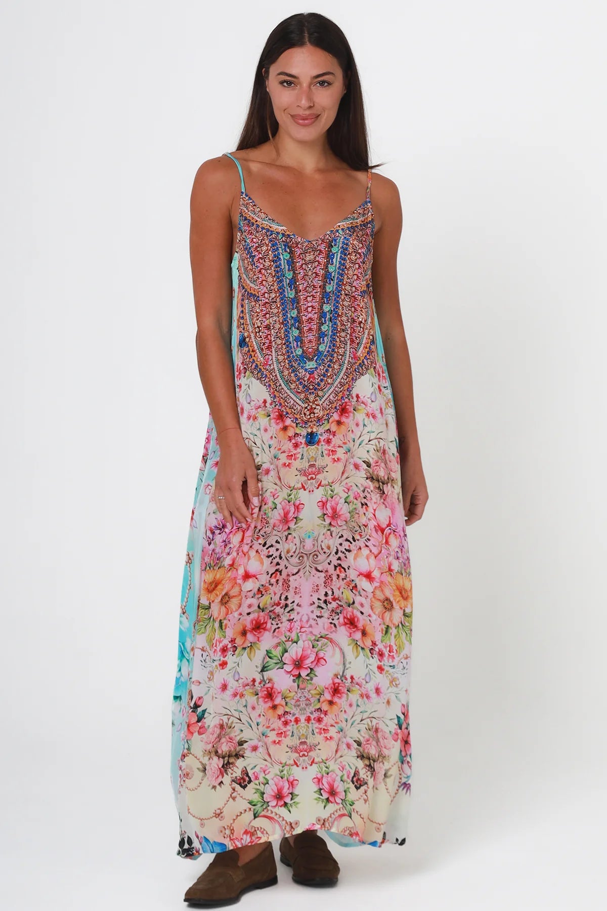 Blush Bloom Maxi Dress