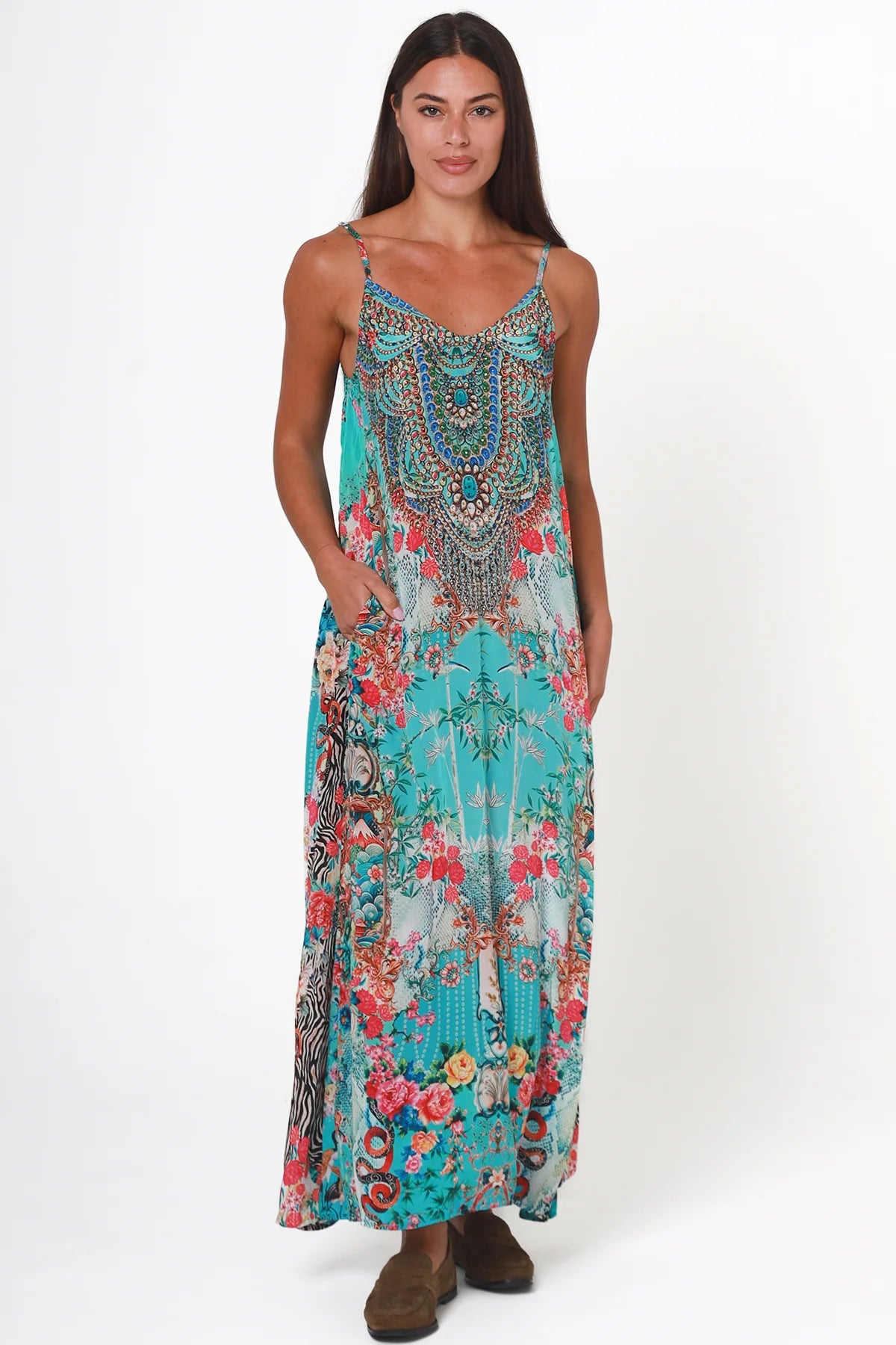 Azure Paradise Maxi Dress