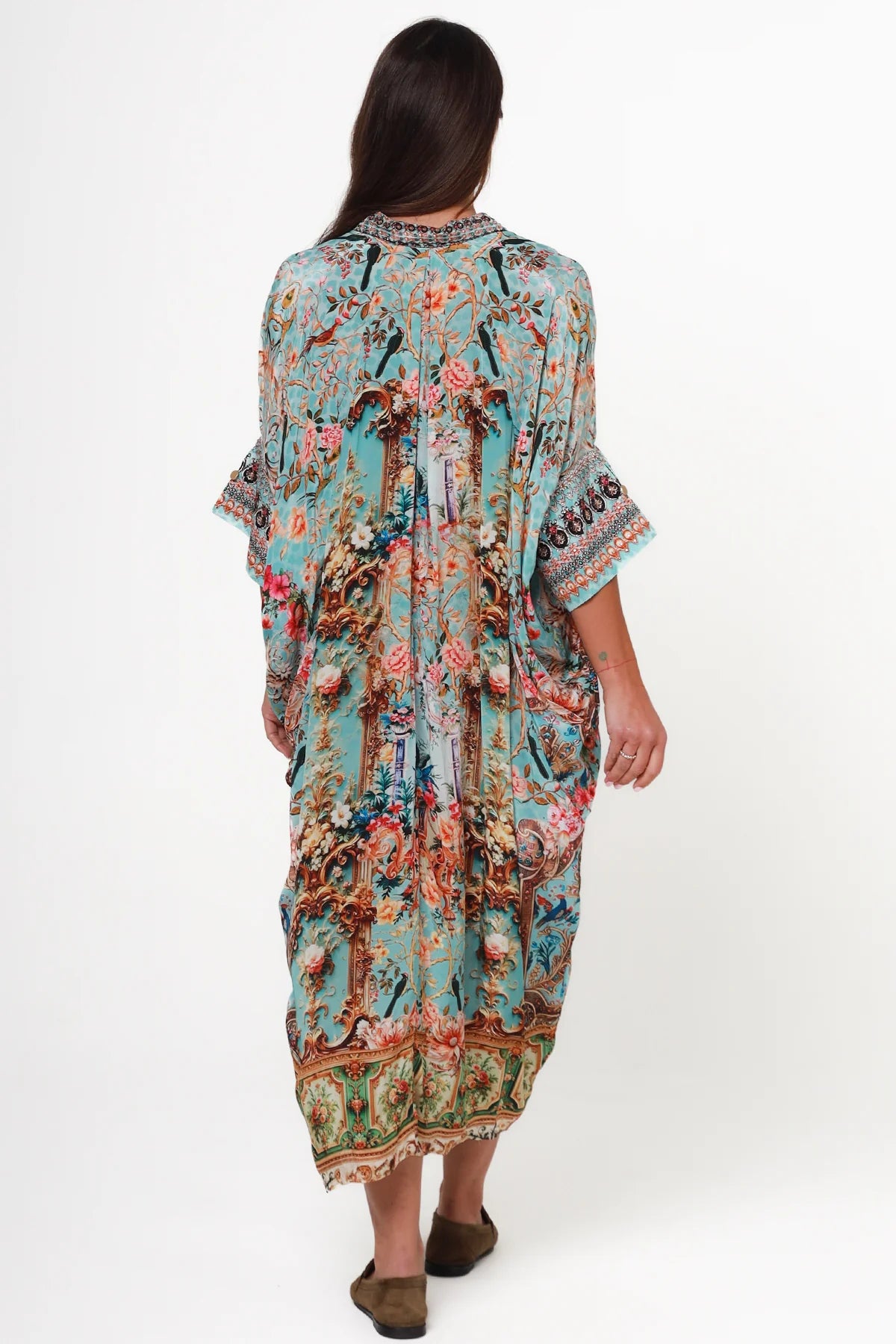 French Garden Shirt Dress
