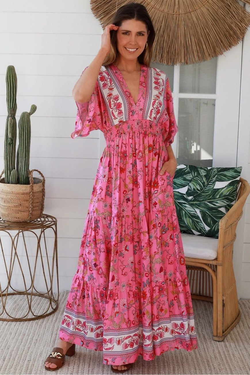 Rosalie Bohemian Maxi Dress