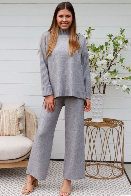 Serene Drift Lounge Set – Grey