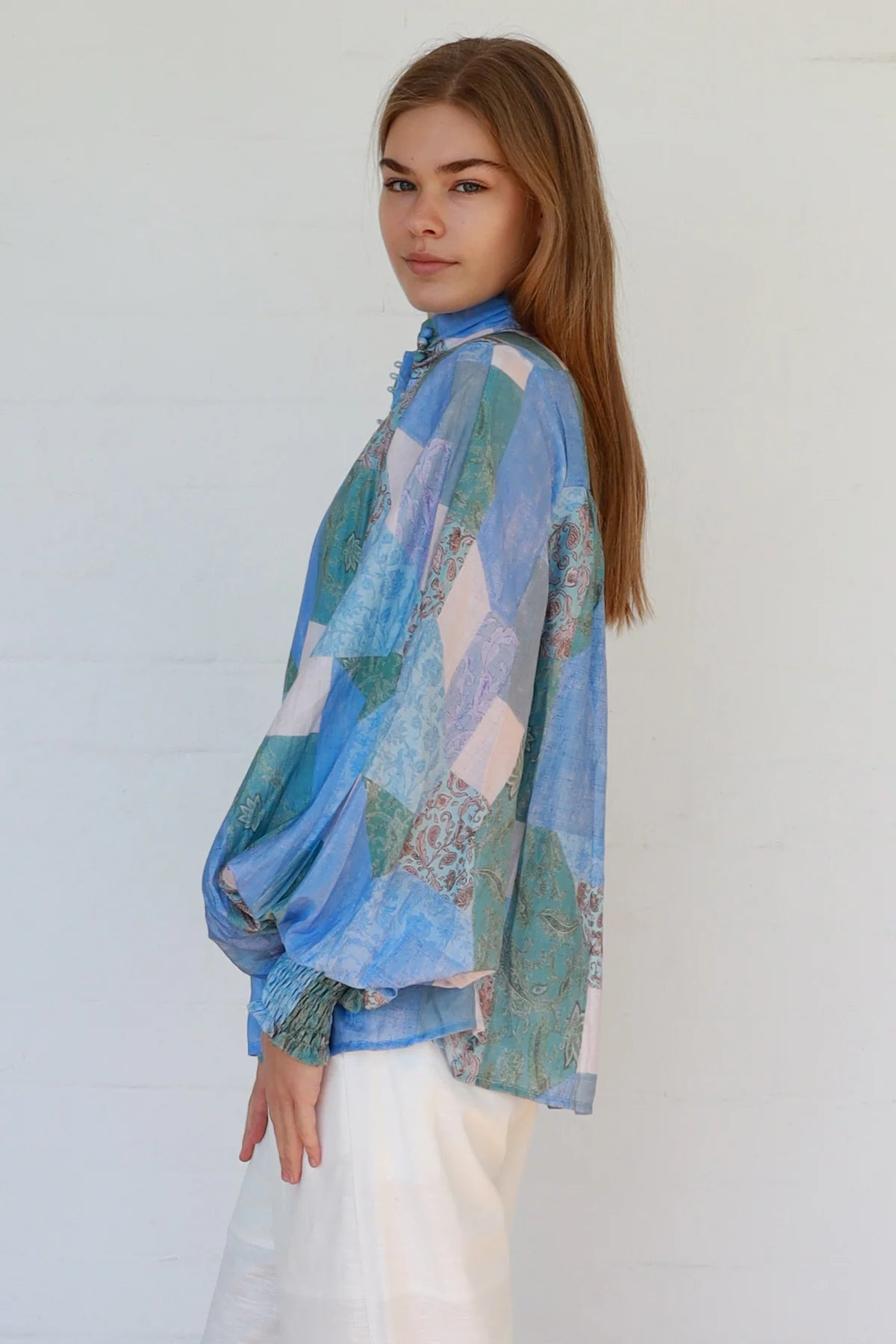 AURELIA PATCHWORK BLOUSE