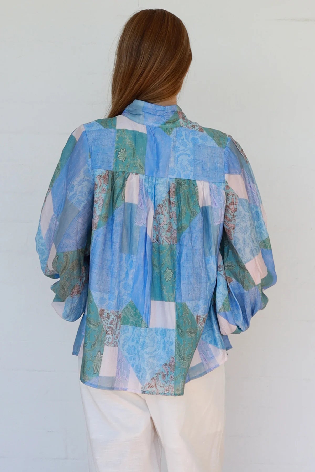 AURELIA PATCHWORK BLOUSE